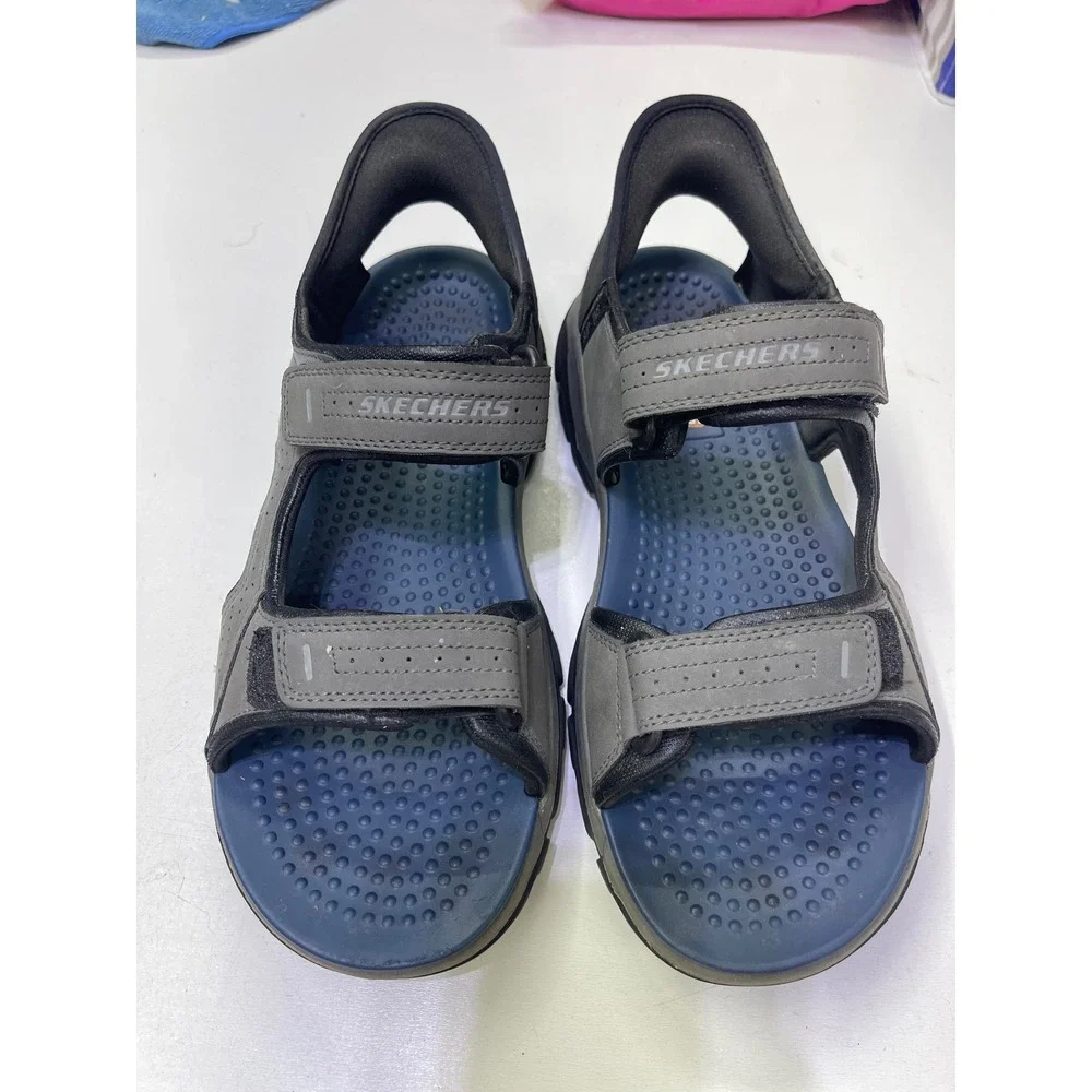 Skechers Hands Free Slip-ins Sandals Mens 10 Extra Wide Fit Charcoal 205289WW